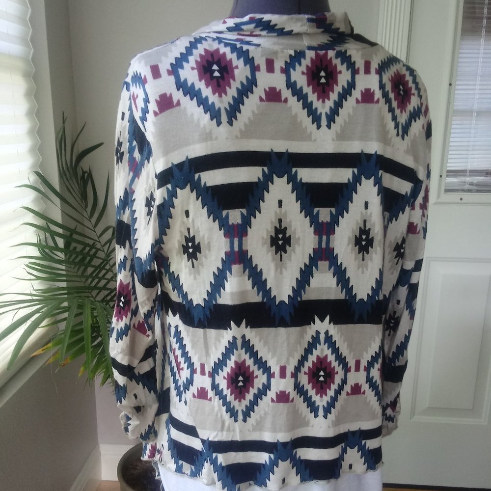 About A Girl Waterfall Style Rayon Cardigan - Picture 4 of 10